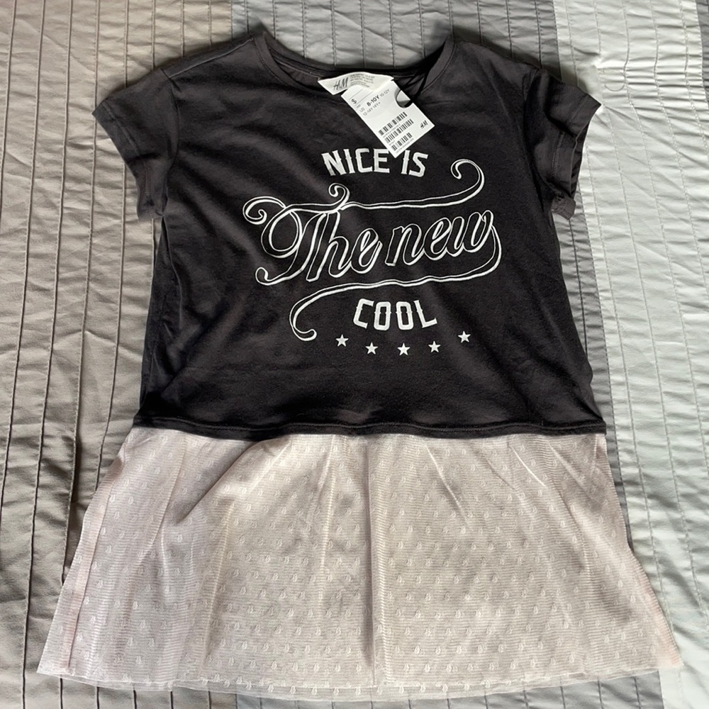 Cute shirt with sheer bottom